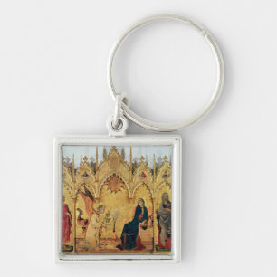 Die Ankündigung mit St Margaret und St. Schlüsselanhänger