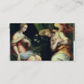 Die Ankündigung (Öl auf Platte) 3 (Rückseite)