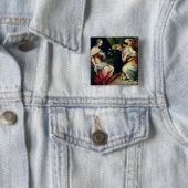 Die Ankündigung (Öl auf Platte) 3 Button (Beispiel)