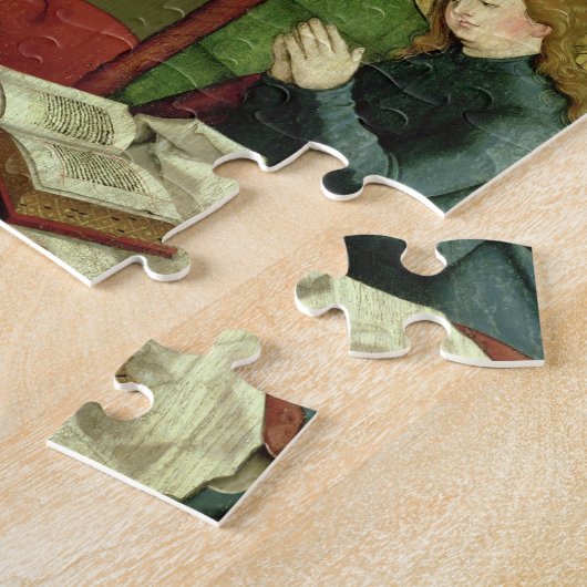 Die Ankündigung (Öl auf Platte) Puzzle (Seite)