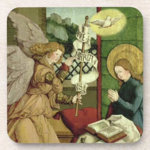 Die Ankündigung (Öl auf Platte) Untersetzer