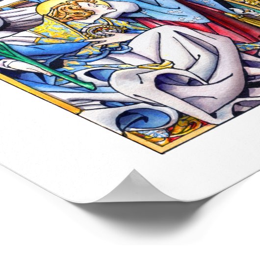 Die Ankündigung Poster (Ecke)