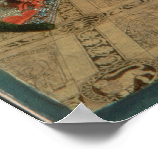 Die Ankündigung Poster (Ecke)