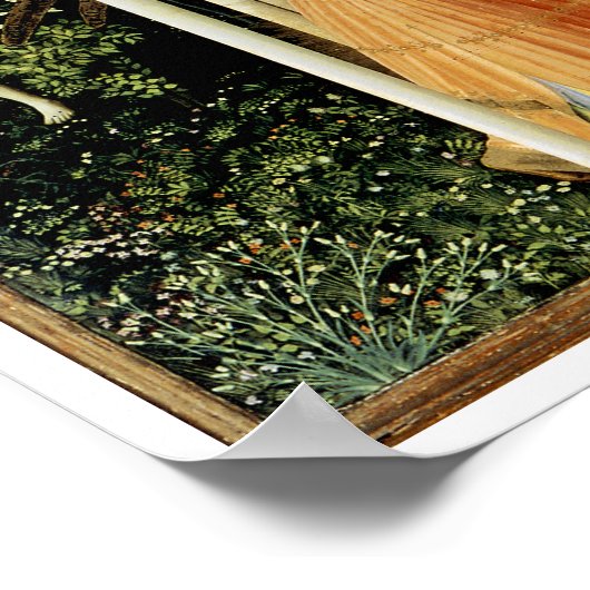 Die Ankündigung Poster (Ecke)