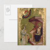 Die Ankündigung Postkarte (Vorne/Hinten)