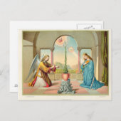 Die Ankündigung Postkarte (Vorne/Hinten)