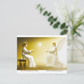 Die Ankündigung Postkarte (Stehend Vorderseite)