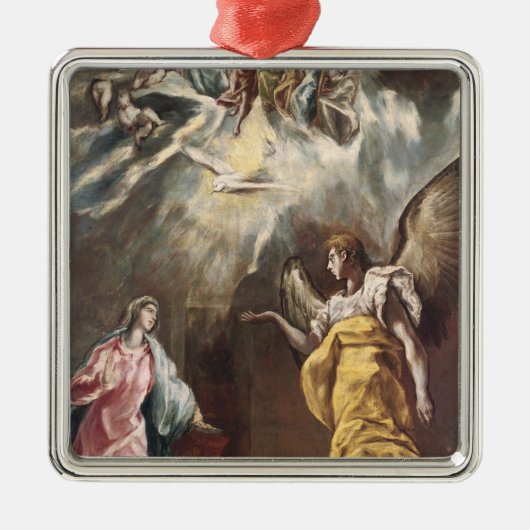 Die Ankündigung Silbernes Ornament (Vorne)