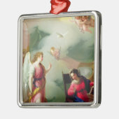 Die Ankündigung Silbernes Ornament (Links)