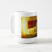 Die Ankündigung - Tanner-Tasse Kaffeetasse (Vorderseite Links)