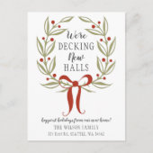 Die Ankündigung über den Rückzug der neuen Hallen Postkarte (Vorderseite)