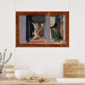 Die Ankündigung, um 1485 Poster (Küche)