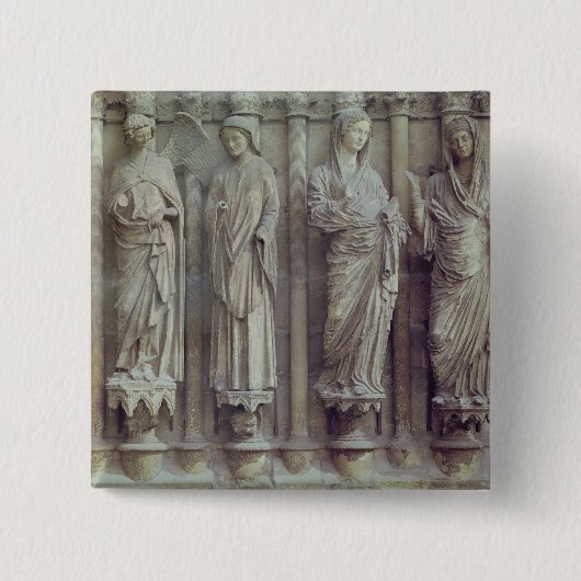 Die Ankündigung und der Visitation Button (Vorderseite)