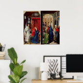 Die Ankündigung und die Präsentation in Temple Poster (Heimbüro)