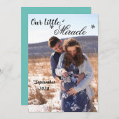 Die Ankündigung unserer kleinen Wunderschwangersch (Vorne/Hinten)