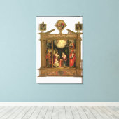 Die Ankündigung von 1581 Leinwanddruck (Insitu (Holzboden))