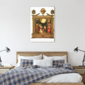 Die Ankündigung von 1581 Leinwanddruck (Insitu (Schlafzimmer))