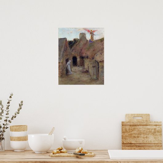 Die Ankündigung von 1908 Poster (Küche)