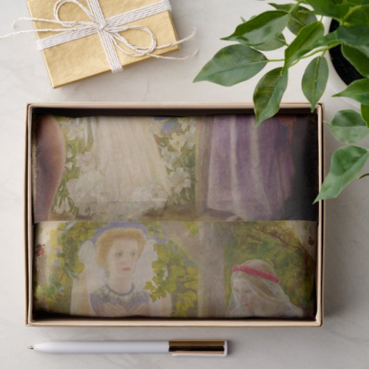 Die Ankündigung von Arthur Hughes Seidenpapier (Geschenk)