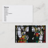 Die Ankündigung, von der Kapelle von Jacques Coeur Visitenkarte (Vorne/Hinten)