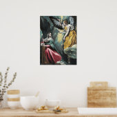 Die Ankündigung von El Greco Poster (Küche)