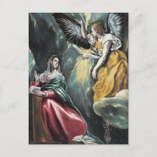 Die Ankündigung von El Greco Postkarte