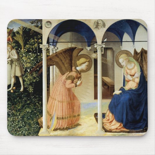 Die Ankündigung von Fra Angelico Mousepad (Vorne)