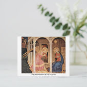Die Ankündigung von Fra Angelico Postkarte (Stehend Vorderseite)
