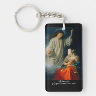 Die Ankündigung von Godfried Schalcken Schlüsselanhänger