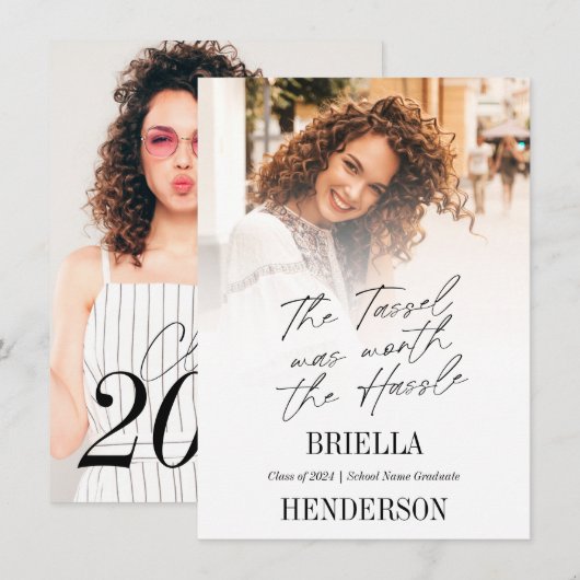 Die Ankündigung von Hassle-Abschluss (Vorne/Hinten)