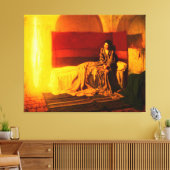 Die Ankündigung von Henry Ossawa Tanner (1898) Leinwanddruck (Insitu (Wohnzimmer))