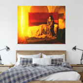 Die Ankündigung von Henry Ossawa Tanner (1898) Leinwanddruck (Insitu (Schlafzimmer))