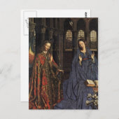 Die Ankündigung von Jan van Eyck Postkarte (Vorne/Hinten)