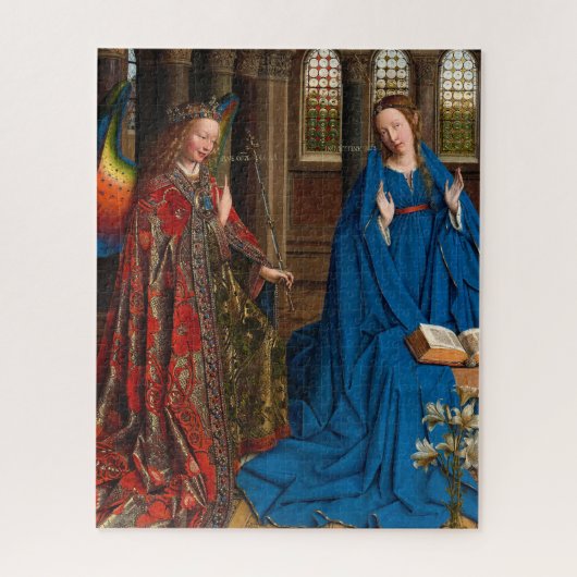 Die Ankündigung von Jan van Eyck Puzzle (Vertikal)