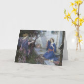 Die Ankündigung von John William Waterhouse (Gelbe Blume)