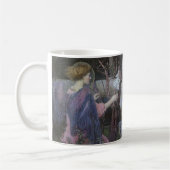 Die Ankündigung von John William Waterhouse Kaffeetasse (Links)