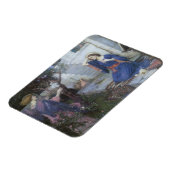 Die Ankündigung von John William Waterhouse Magnet (Linke Seite)