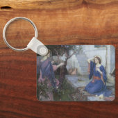 Die Ankündigung von John William Waterhouse Schlüsselanhänger (Rückseite)