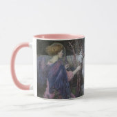 Die Ankündigung von John William Waterhouse Tasse (Links)