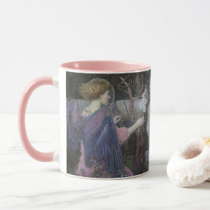 Die Ankündigung von John William Waterhouse Tasse