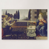Die Ankündigung von Leonardo da Vinci c. 1472-1475 Puzzle (Horizontal)