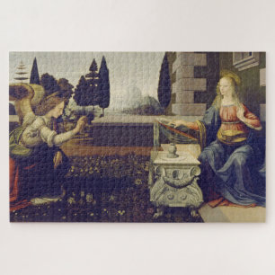 Die Ankündigung von Leonardo da Vinci c. 1472-1475 Puzzle