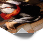 Die Ankündigung von Murillo (Detail) Poster (Ecke)