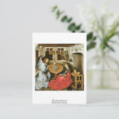 Die Ankündigung von Robert Campin Postkarte (Stehend Vorderseite)