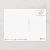 Die Ankündigung von Sandro Botticelli Postkarte (Rückseite)