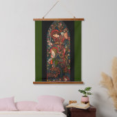 Die Ankündigung Wandteppich Mit Holzrahmen (Schlafzimmer)