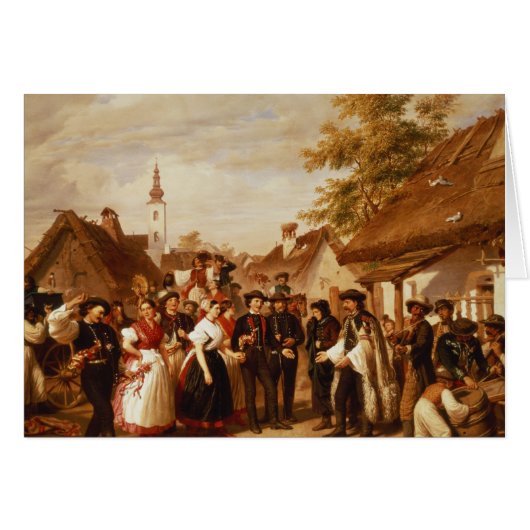 Die Ankunft der Braut, 1856 (Vorderseite (Horizontal))