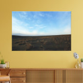 Die Ankunft der dunkelgewölbten Leinwand (Insitu (Wohnzimmer))