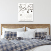 Die Ankunft der Engländer in Virginia Leinwanddruck (Insitu (Schlafzimmer))