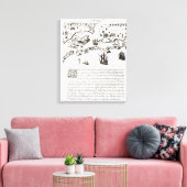 Die Ankunft der Engländer in Virginia Leinwanddruck (Insitu (Wohnzimmer))